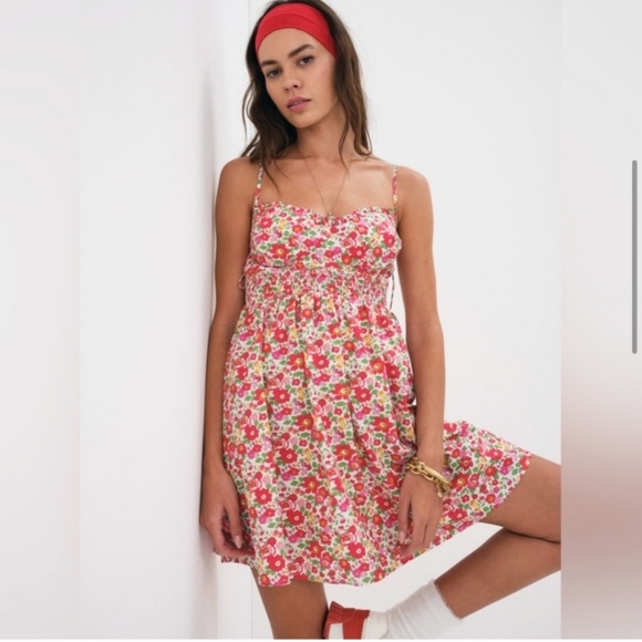 For love and lemons Auden midi dress with straps Medium - Picture 1 of 7